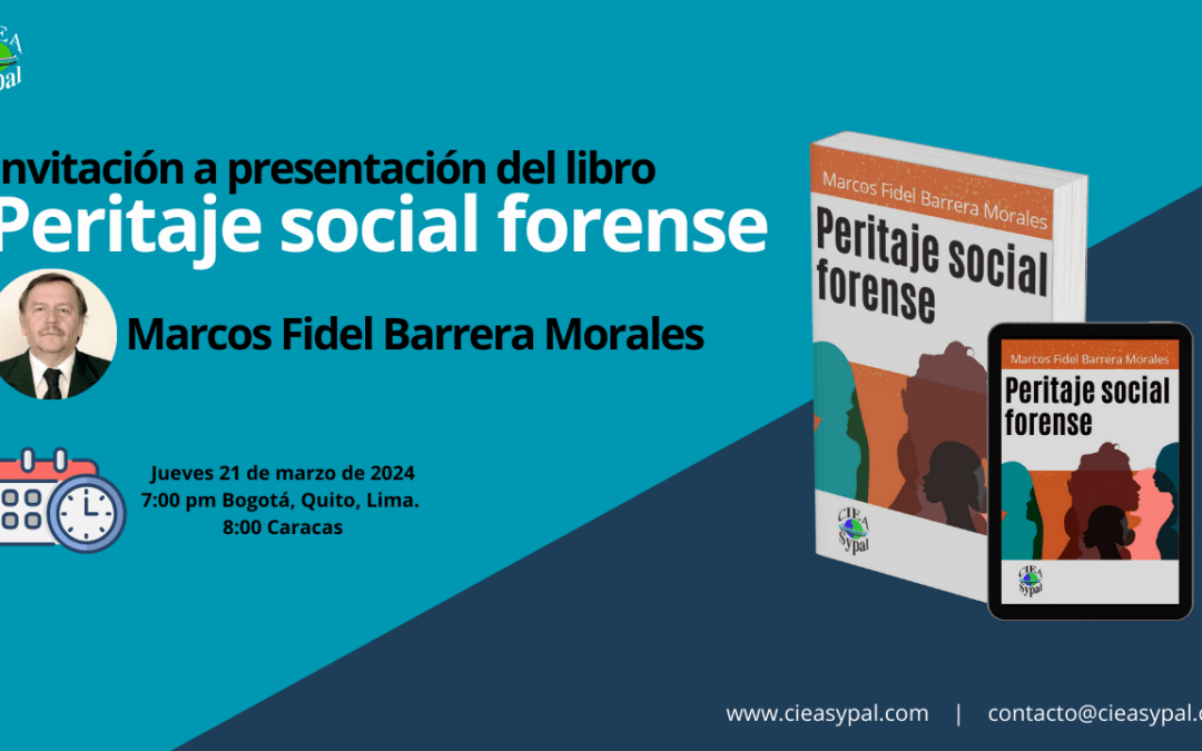 Fue presentado el libro Peritaje social forense